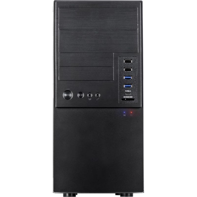 InterTech Micro Tower Gehäuse IT-6865 Schwarz 2xUSB 3.0