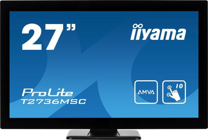 iiyama ProLite T2736MSC-B1 68,6cm (27") 10-Punkt Multitouch-Monitor FullHD AMVA