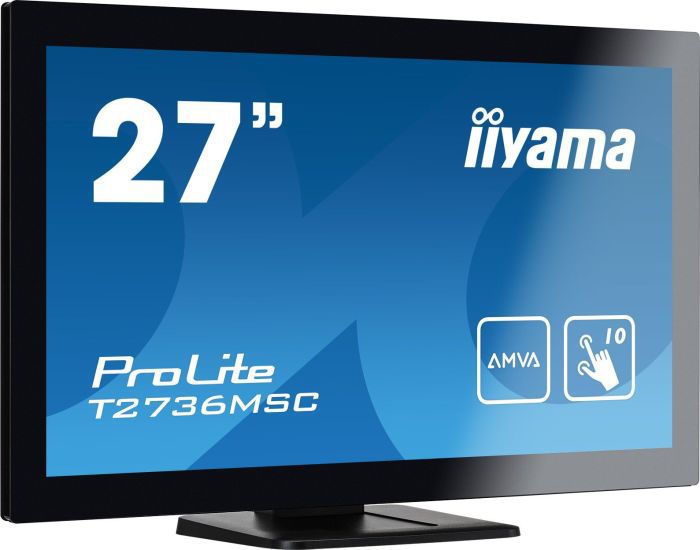 iiyama ProLite T2736MSC-B1 68,6cm (27") 10-Punkt Multitouch-Monitor FullHD AMVA