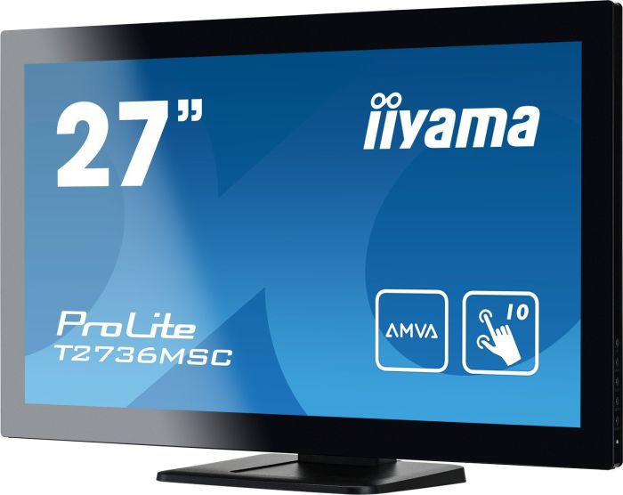 iiyama ProLite T2736MSC-B1 68,6cm (27") 10-Punkt Multitouch-Monitor FullHD AMVA