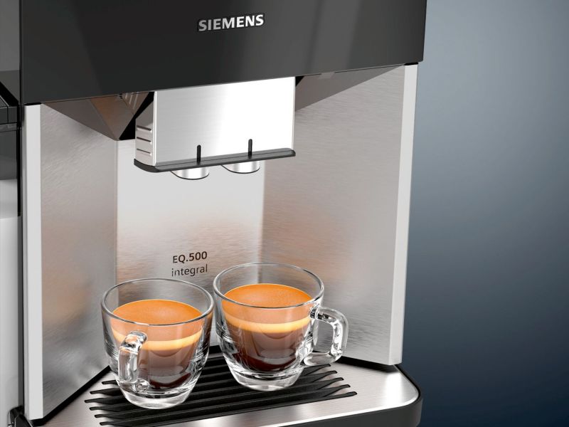 integral Edelstahl Siemens TQ507D03 Cyberport EQ.500 ++ Kaffeevollautomat