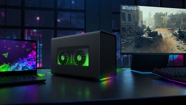 Razer Core X Chroma Grafikkartengehäuse mit Thunderbolt 3
