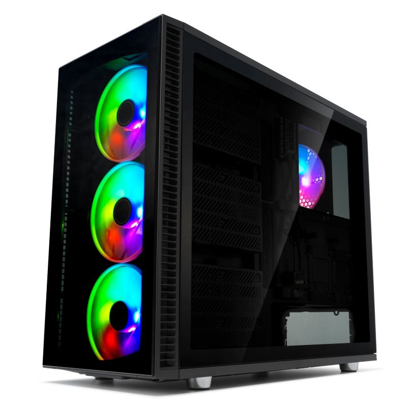 Fractal Design Define S2 Vision RGB ATX Gaming Gehäuse mit TG Seitenfenster