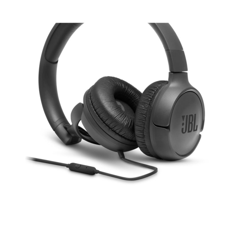 JBL TUNE 500 schwarz - Kabelgebundener On-Ear-Kopfhörer Mikrofon