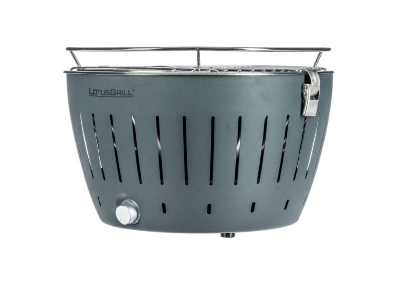 LotusGrill Holzkohlegrill 34cm rauchfrei, anthrazit