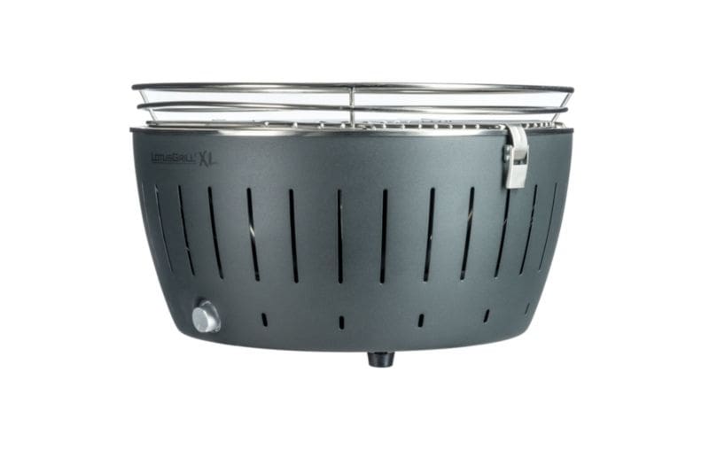 LotusGrill Holzkohlegrill XL 40,5cm rauchfrei, anthrazitgrau