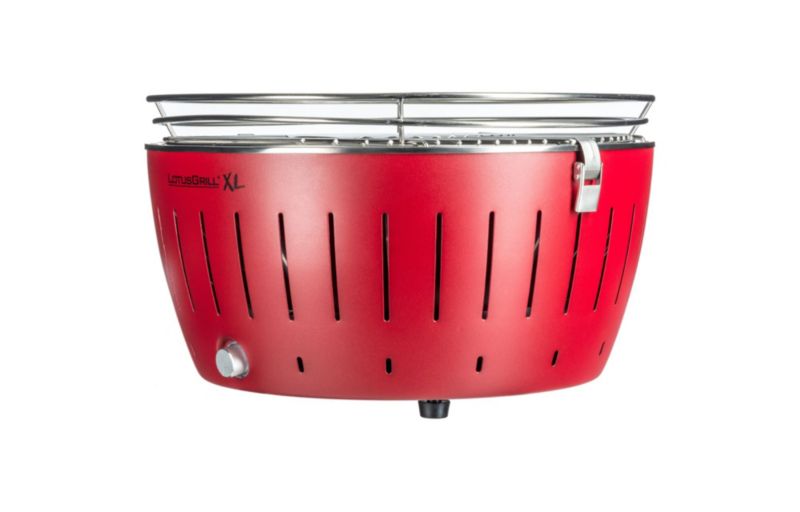 LotusGrill Holzkohlegrill XL 40,5cm rauchfrei, feuerrot