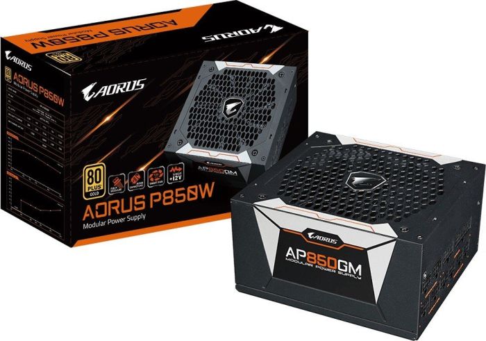 Gigabyte AORUS P850W 850W ATX Netzteil, 80+ Gold, voll modular