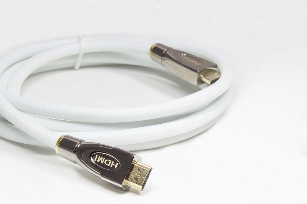 HDMI 2.0 Kabel 1,5m Ethernet 4K*2K UHD vergoldet OFC weiß