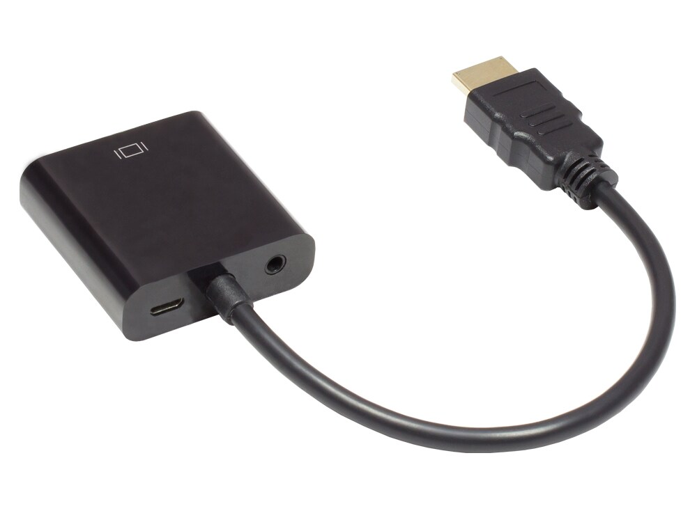 Good Connections AAdapter HDMI St. zu VGA Bu. 3,5 mm Stereo-Bu. USB Micro B Bu.