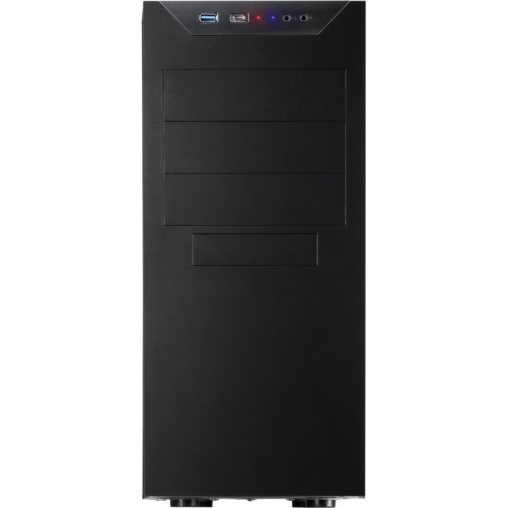 InterTech IT-8833 Velvet II Micro Tower ATX Gehäuse Schwarz