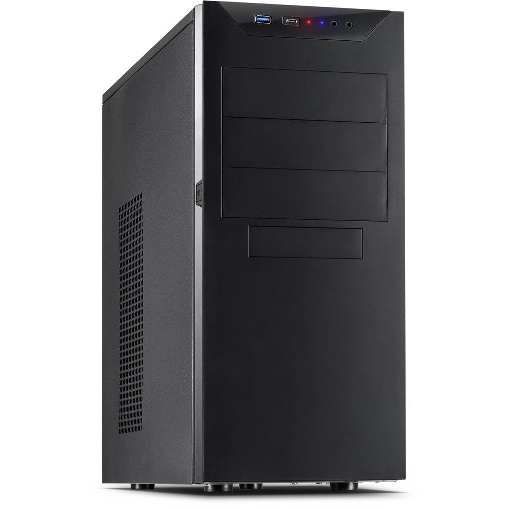 InterTech IT-8833 Velvet II Micro Tower ATX Gehäuse Schwarz