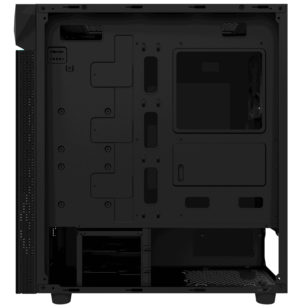 Gigabyte GB-C200G Midi Tower Gaming Gehäuse mit Sichtfenster