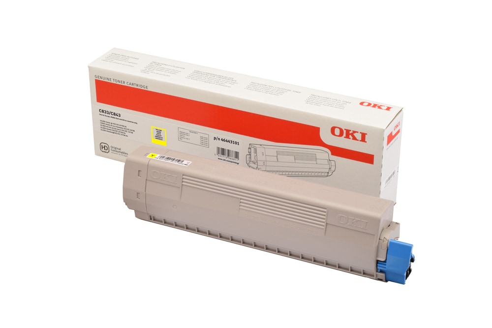 OKI 46443101 Toner Gelb für ca. 10.000 Seiten