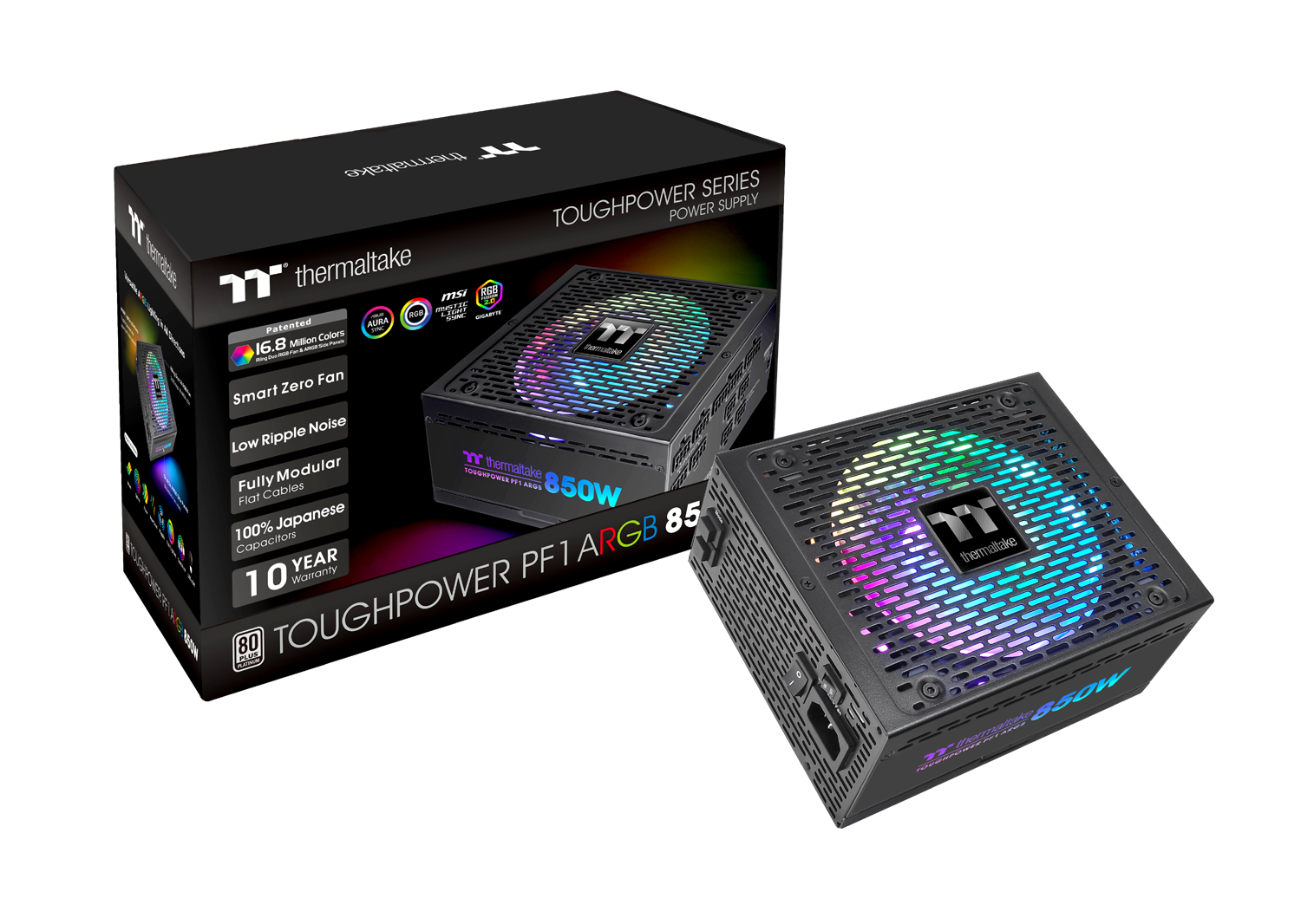 Thermaltake Toughpower PF1 850W ARGB 80+ Platinum (140mm Lüfter)