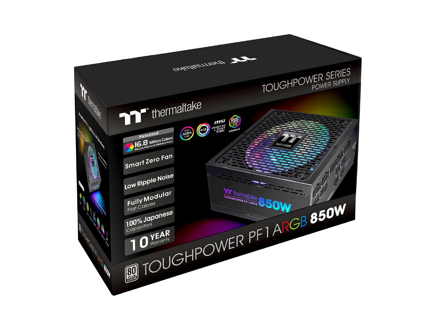 Thermaltake Toughpower PF1 850W ARGB 80+ Platinum (140mm Lüfter)