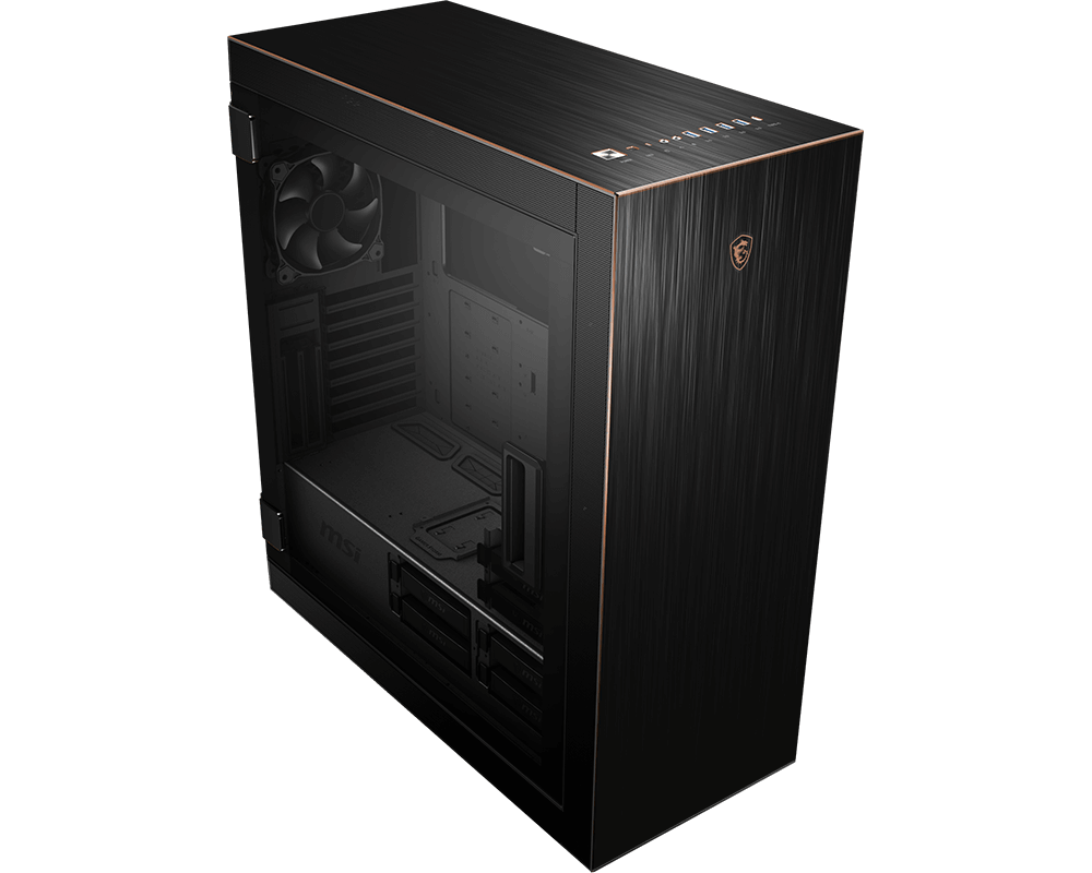 MSI MPG Sekira 500G MIDI Tower RGB Gaming Gehäuse, Echtglas Seitenfenster