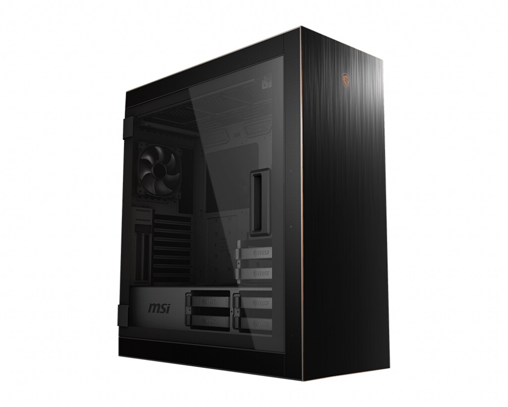 MSI MPG Sekira 500G MIDI Tower RGB Gaming Gehäuse, Echtglas Seitenfenster