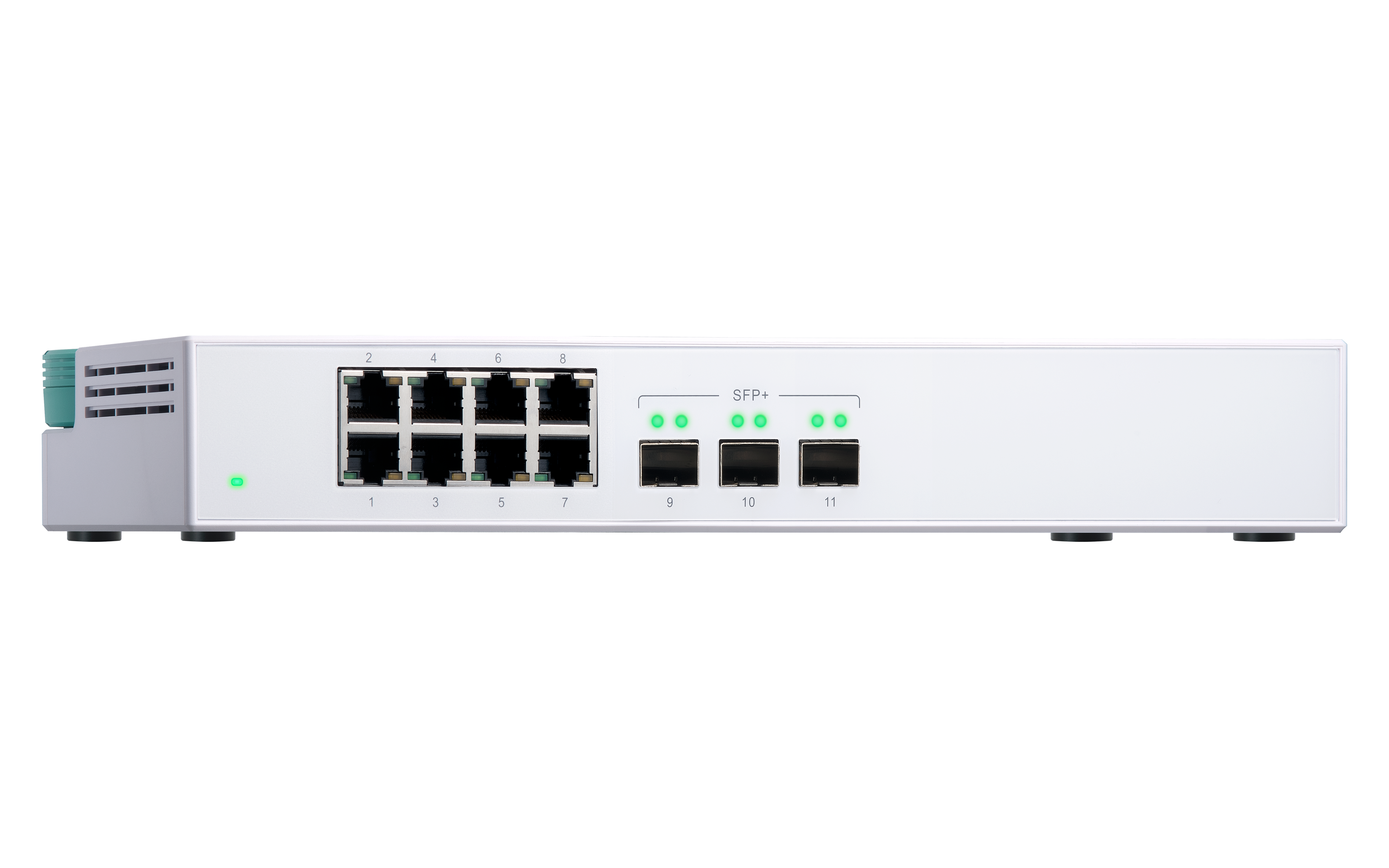 QNAP QSW-308S 10G Switch Unmanaged 3-Port-10G-SFP+ und 8-Port 