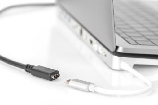 DIGITUS USB Type-C™ Gen2 Verlängerungskabel, Type-C™ to C