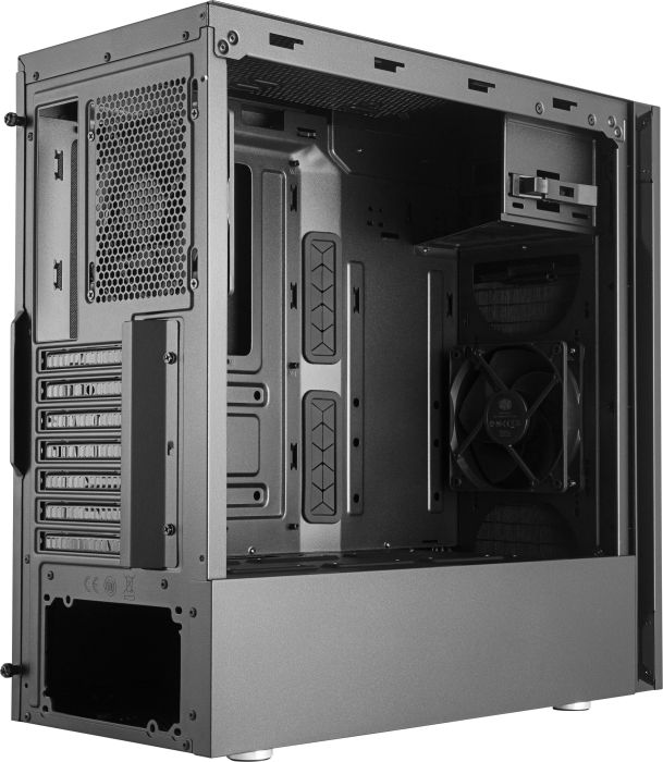 Cooler Master Silencio S600 Midi Tower ATX Gehäuse, Glasfenster, schallgedämmt