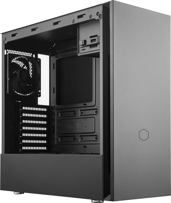 Cooler Master Silencio S600 Midi Tower ATX Gehäuse, Glasfenster, schallgedämmt