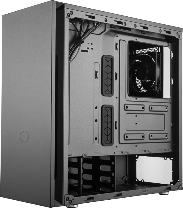 Cooler Master Silencio S600 Midi Tower ATX Gehäuse, Glasfenster, schallgedämmt