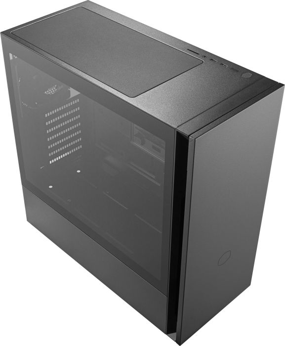 Cooler Master Silencio S600 Midi Tower ATX Gehäuse, Glasfenster, schallgedämmt