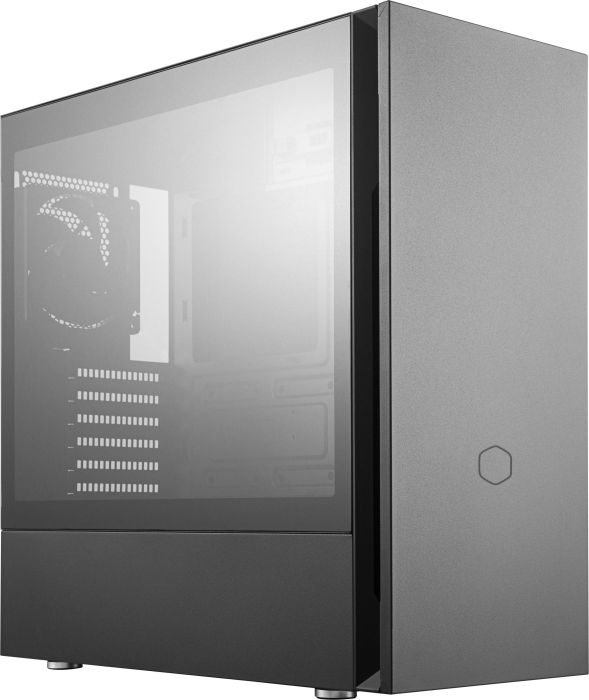 Cooler Master Silencio S600 Midi Tower ATX Gehäuse, Glasfenster, schallgedämmt