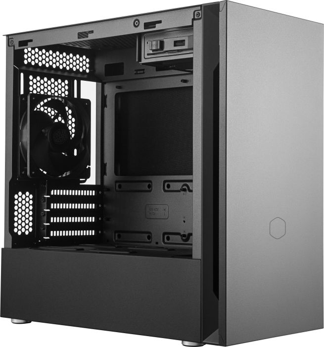 Cooler Master Silencio S400 Midi Tower ATX Gehäuse, Seitenfenster, schallgedämmt