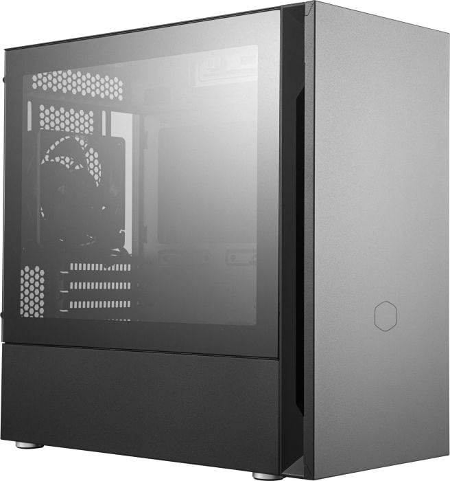 Cooler Master Silencio S400 Midi Tower ATX Gehäuse, Seitenfenster, schallgedämmt