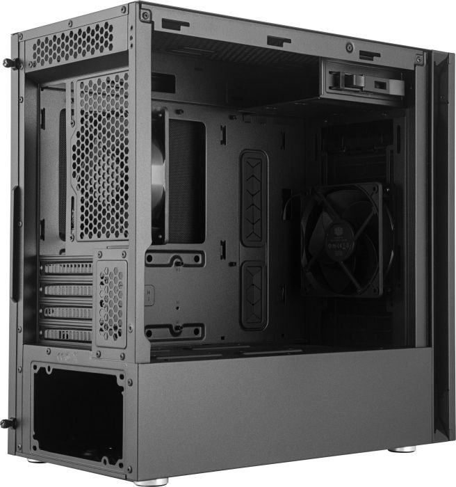 Cooler Master Silencio S400 Midi Tower ATX Gehäuse, Seitenfenster, schallgedämmt