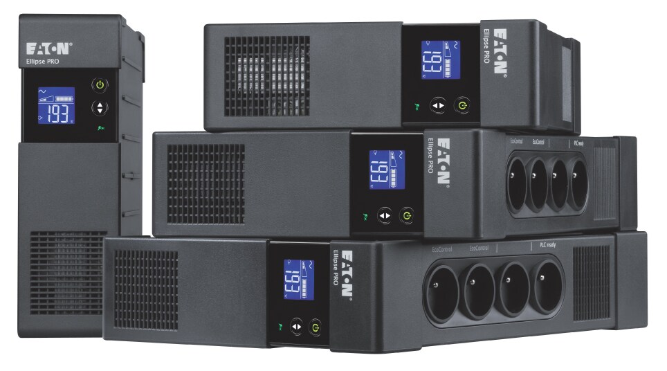 EATON Ellipse PRO 650 DIN USV UPS 650VA 400W 4 AC-Ausgänge