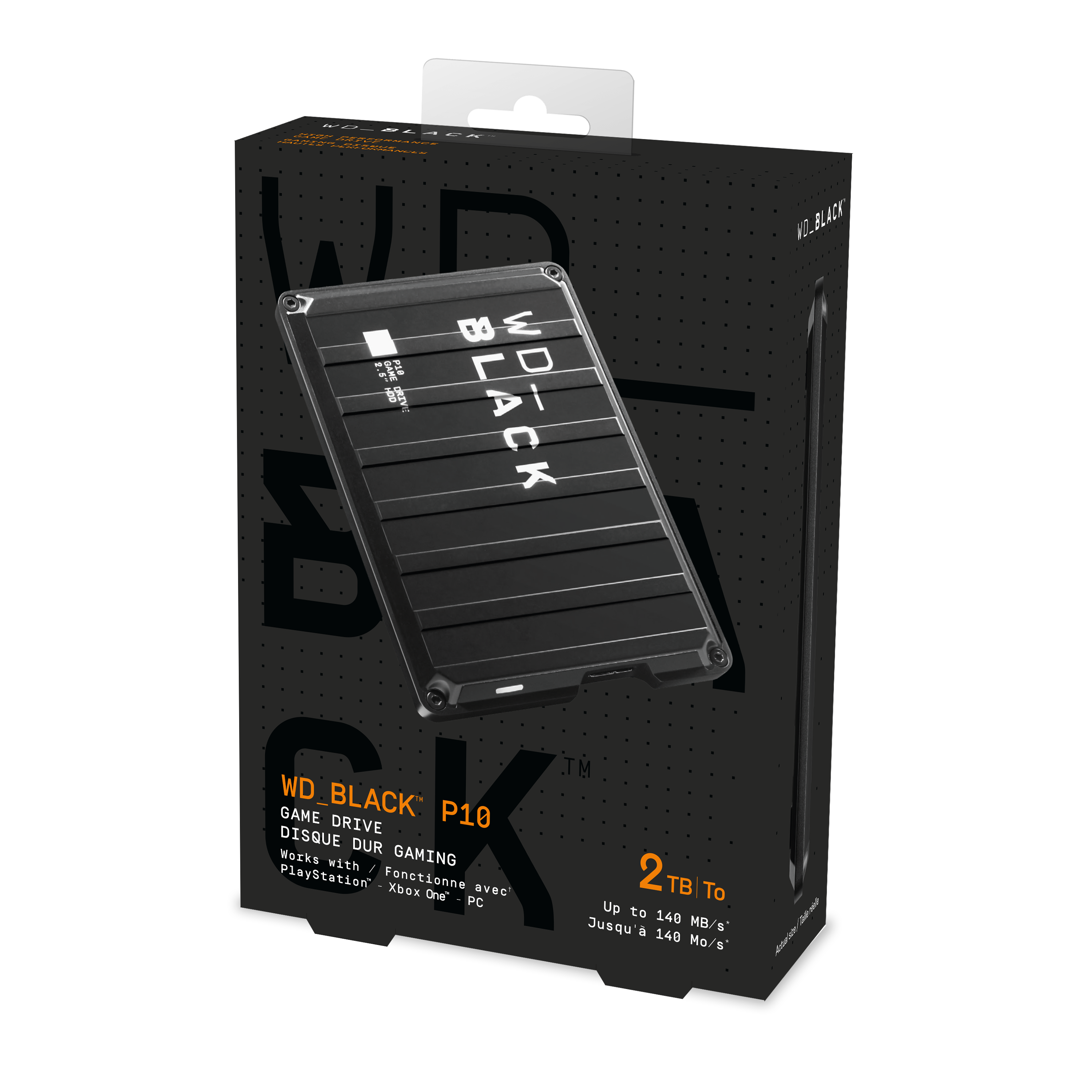 WD WD_BLACK P10 Game Drive USB3.2 Gen1 2TB 2.5zoll schwarz