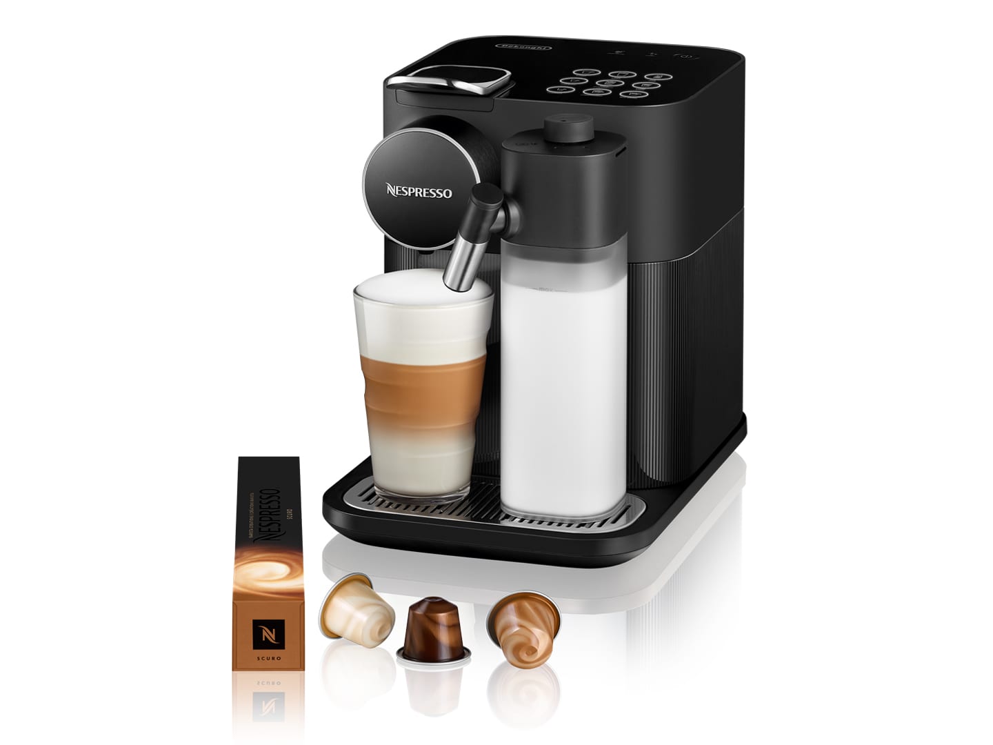 DeLonghi EN650.B Gran Lattissima Nespresso-System schwarz