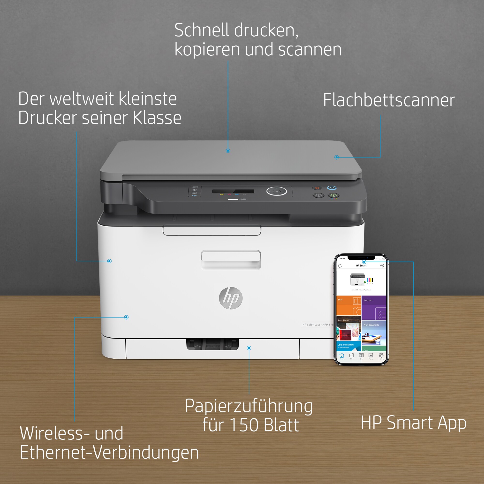 Hp color deals laser mfp 178nwg