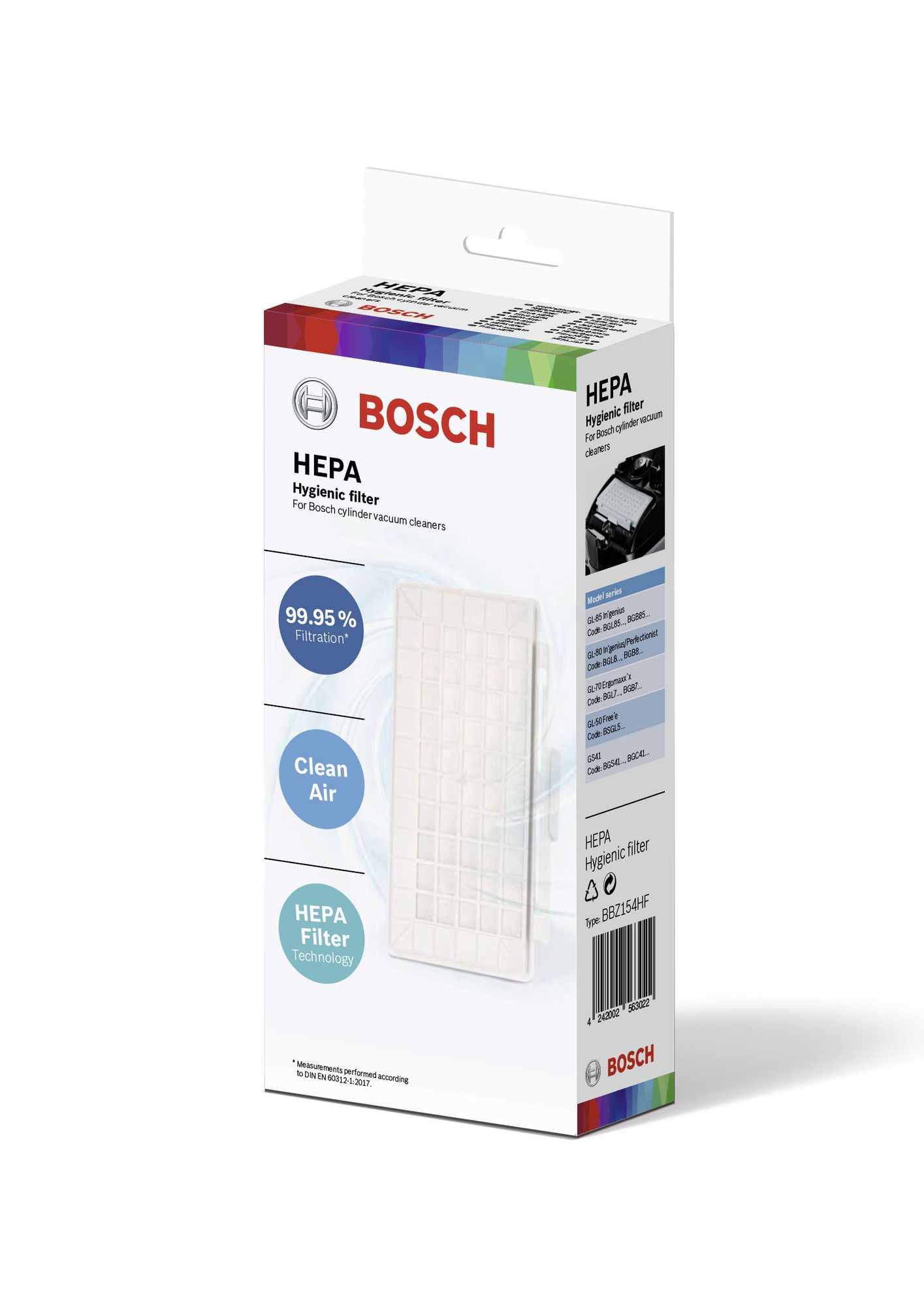 Bosch BBZ154HF HEPA - Filter für Bodenstaubsauger BSGL5