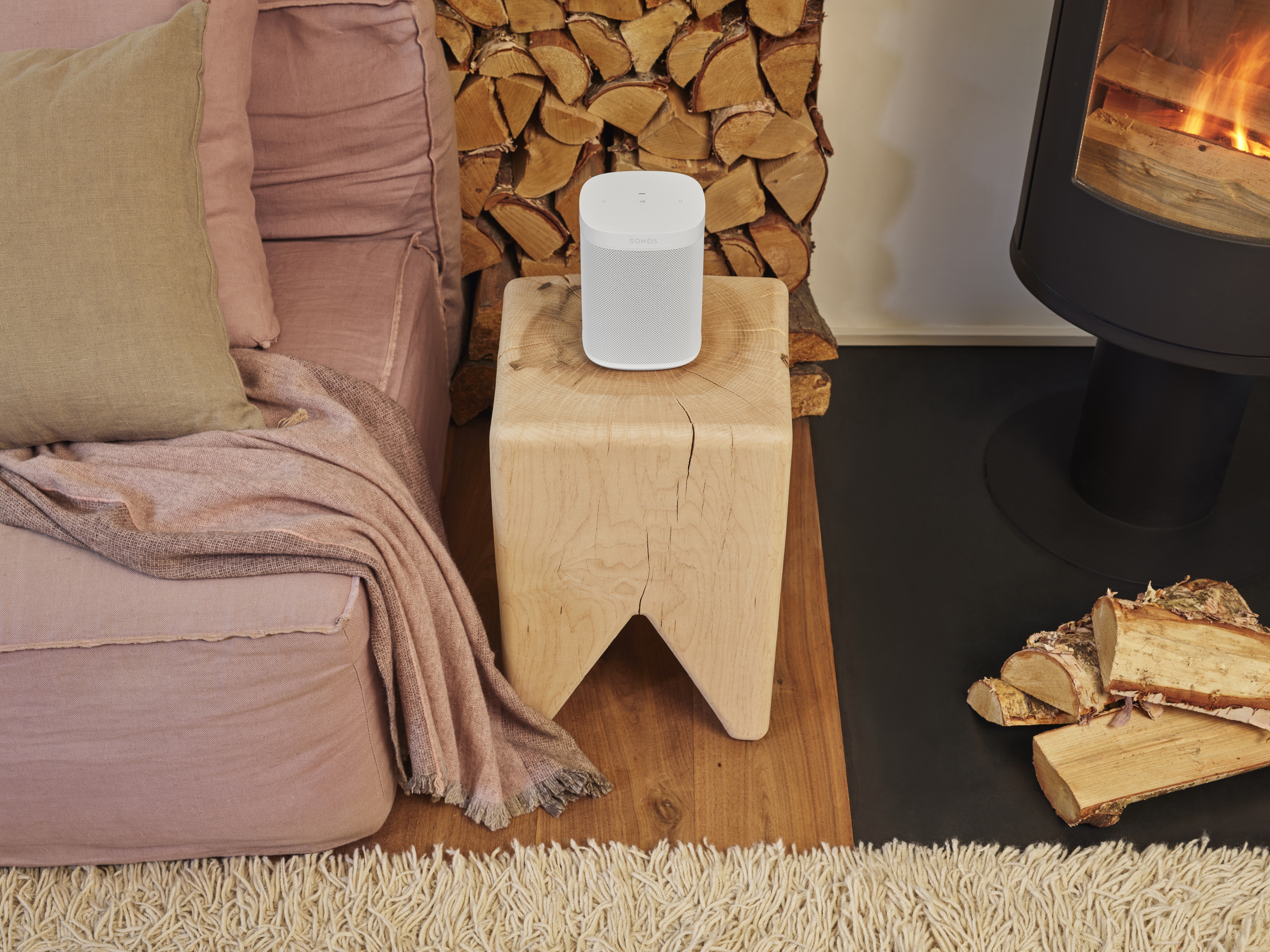 Sonos ONE SL weiß kompakter Smart Speaker mit WLAN und AirPlay 2