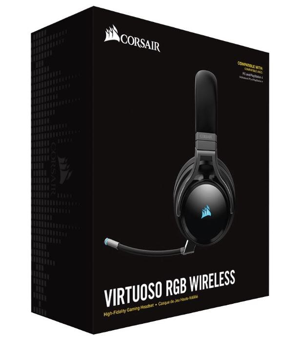 Corsair Gaming Virtuoso RGB Wireless SE Hi-Fi 7.1 Surround Gaming Headset Carbon