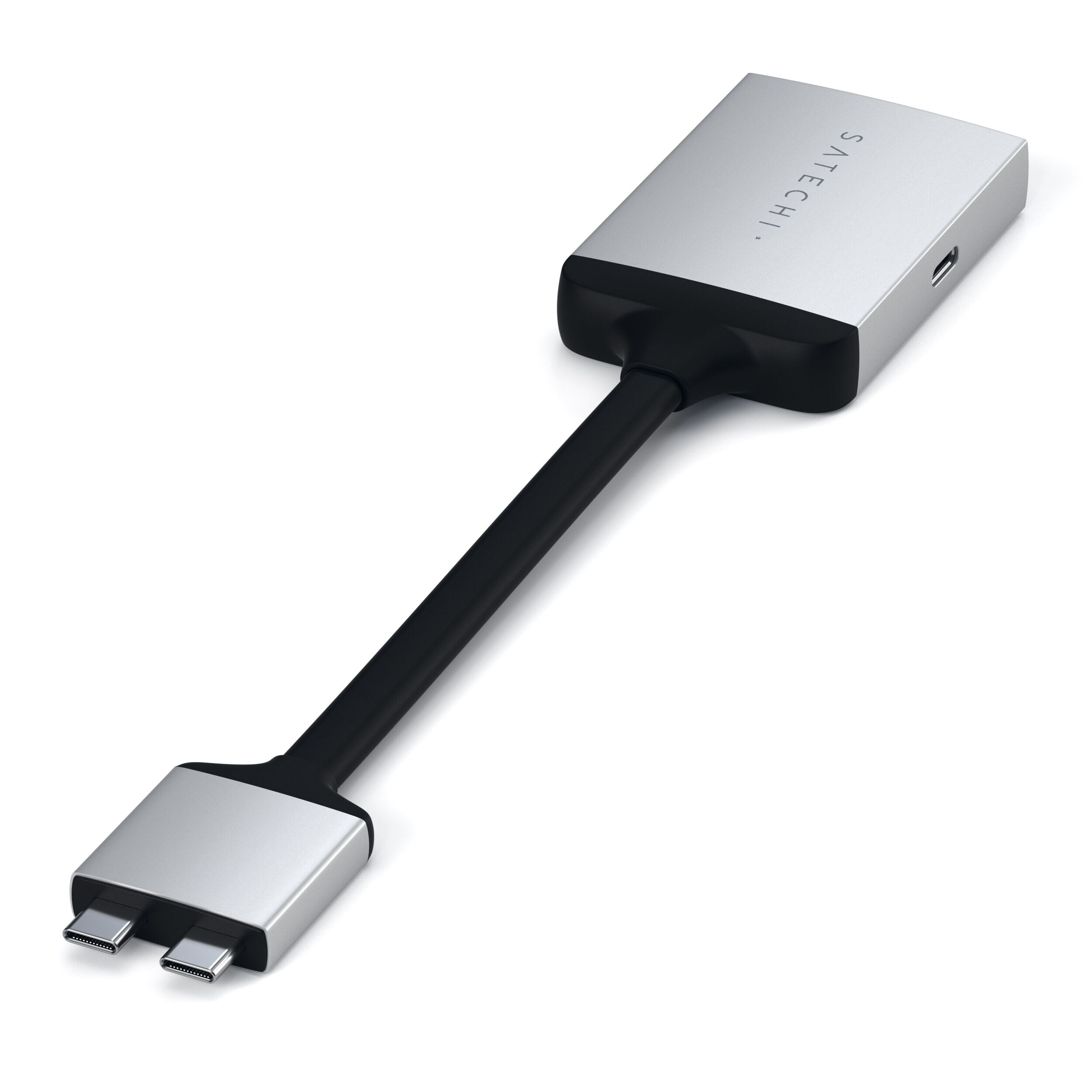 Satechi USB-C Dual HDMI Adapter Silber