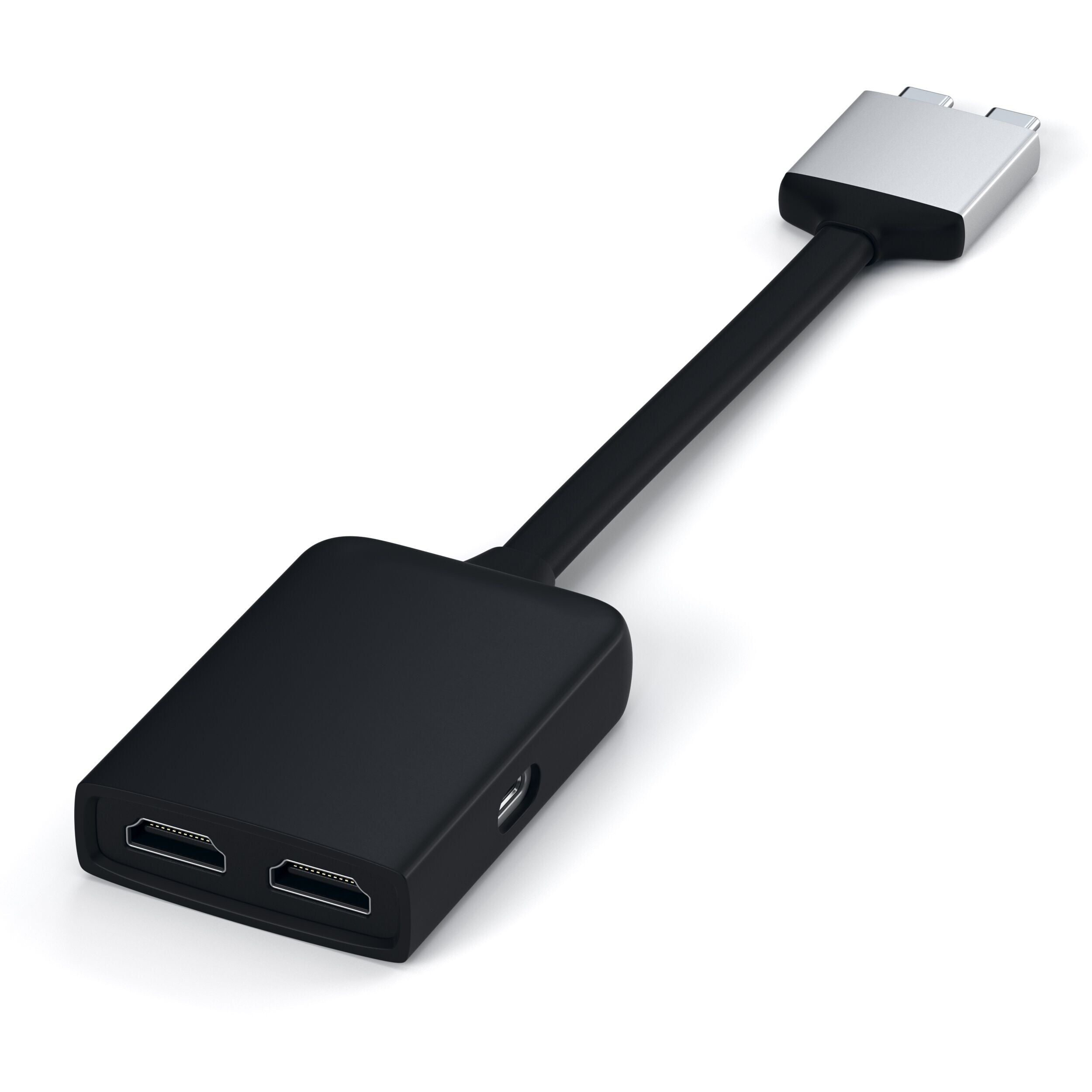 Satechi USB-C Dual HDMI Adapter Silber