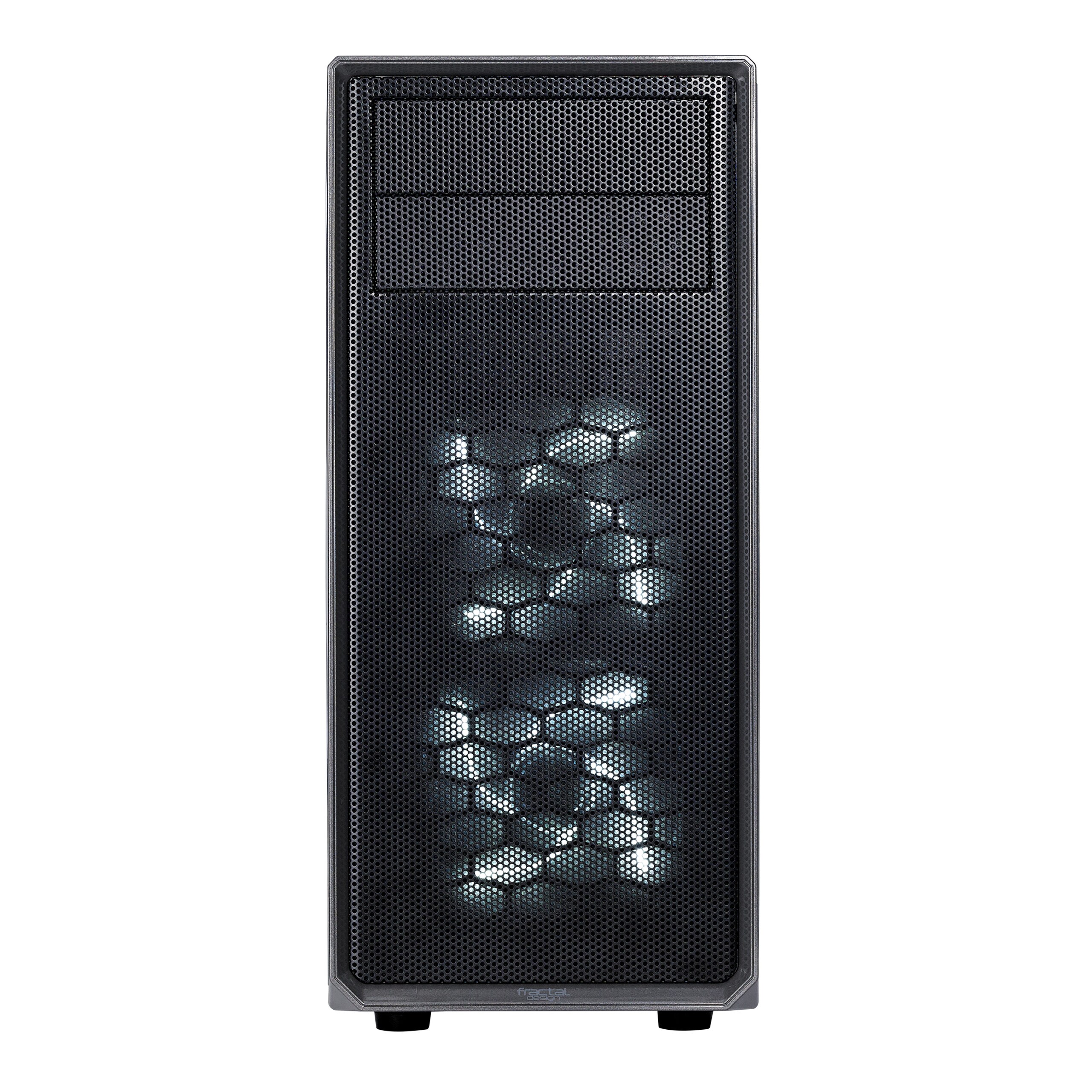 Fractal Design Focus G ATX Gaming Gehäuse mit Seitenfenster, grau