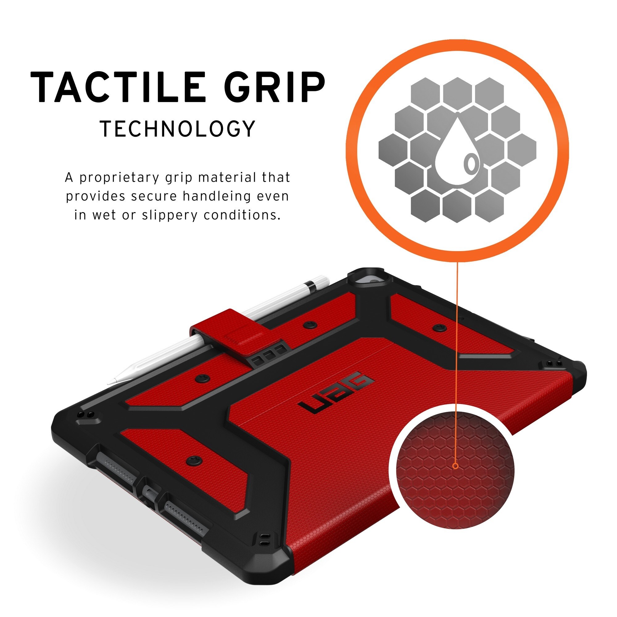 UAG Metropolis Case Apple iPad 10,2" (2019) rot