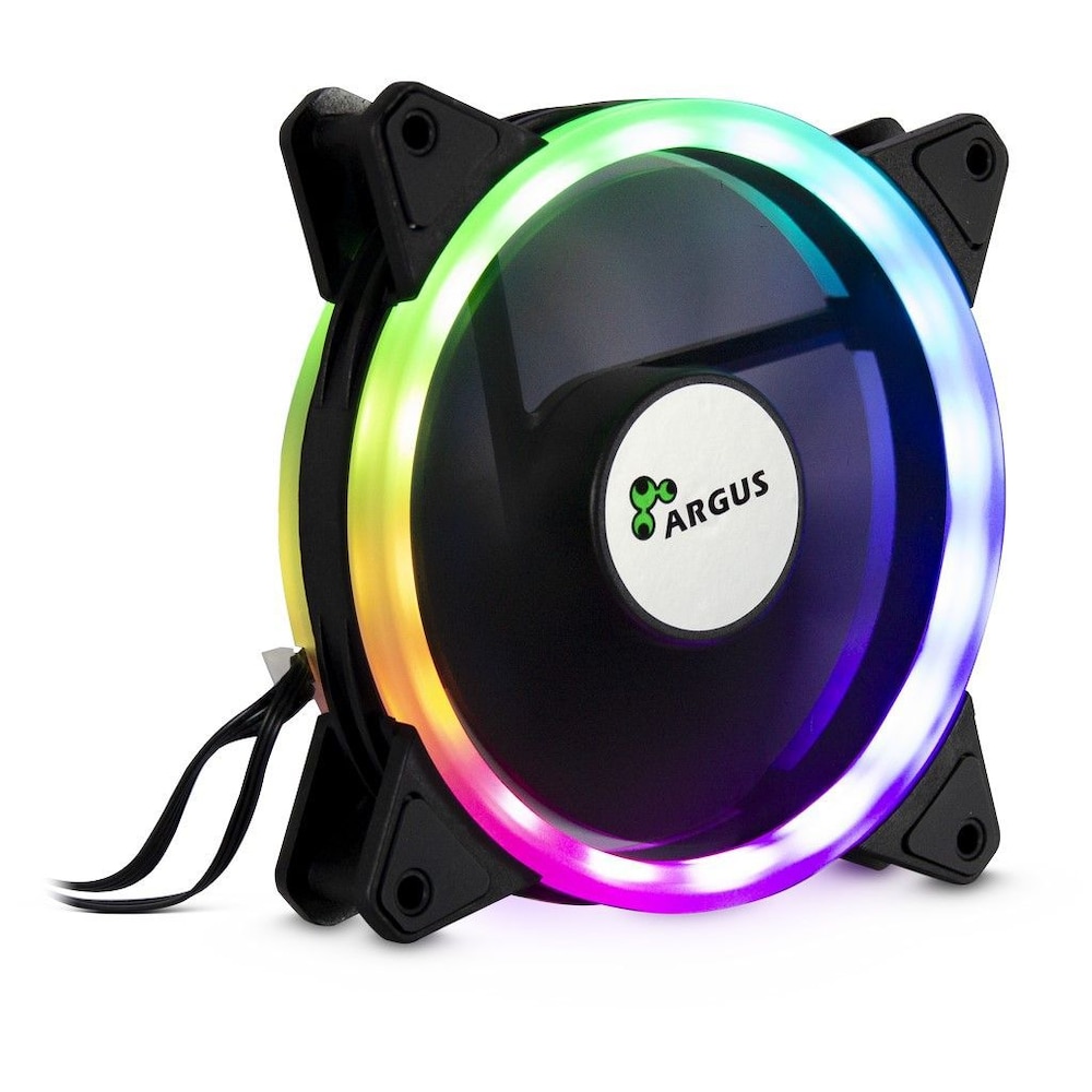 Inter-Tech Argus RGB-Fan Set RS04 mit Fernbedienung, 3x 120mm Lüfter, RGB Leiste