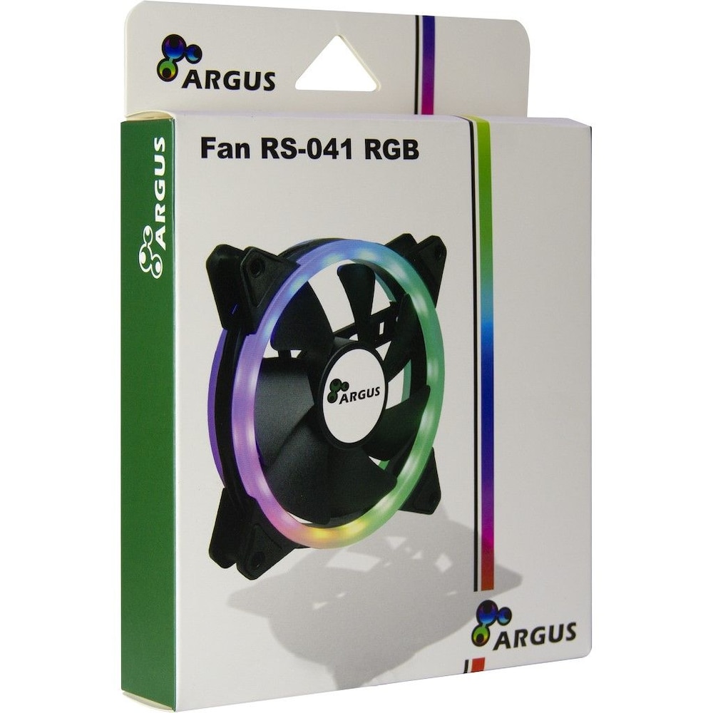 Inter-Tech Argus RS-041 LED, 120 mm Gehäuselüfter mit RGB Beleuchtung
