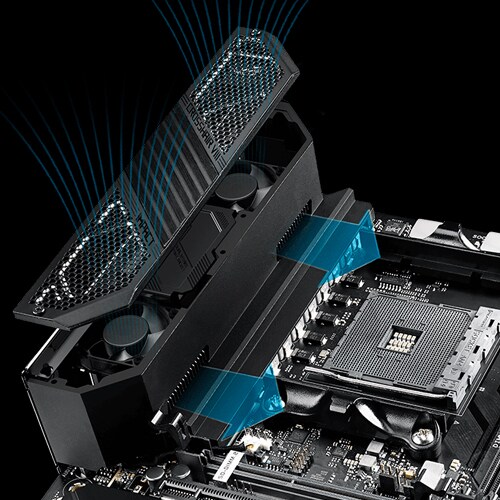 ASUS ROG Crosshair VIII Impact X570 ITX Mainboard Sockel AM4 USB3.2 /M.2/Wi-Fi