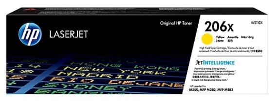 HP 206X / W2112X Original Toner Gelb für ca. 2.450 Seiten