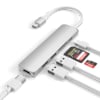 Satechi Type-C USB Passthrough HDMI Hub V2 silber