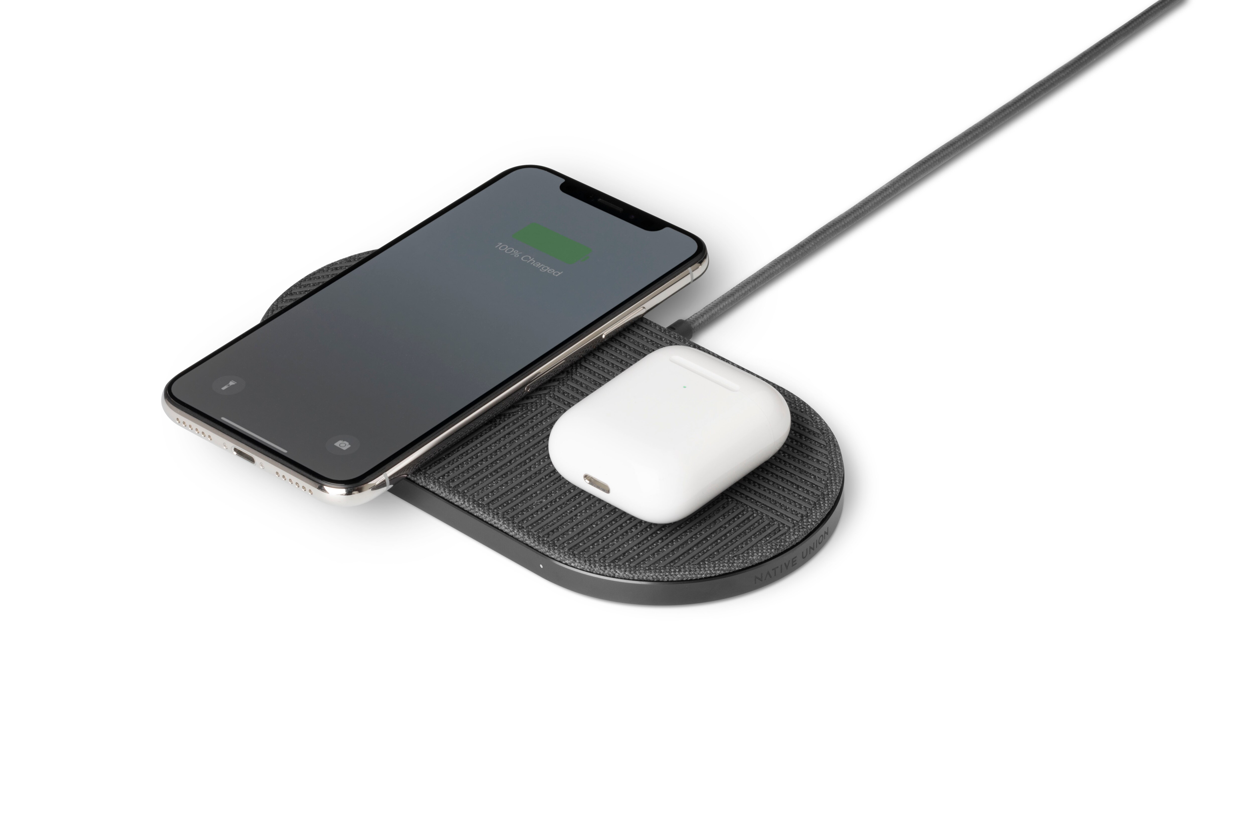 Native Union Drop XL 10W Wireless Charging Pad Slate Gray