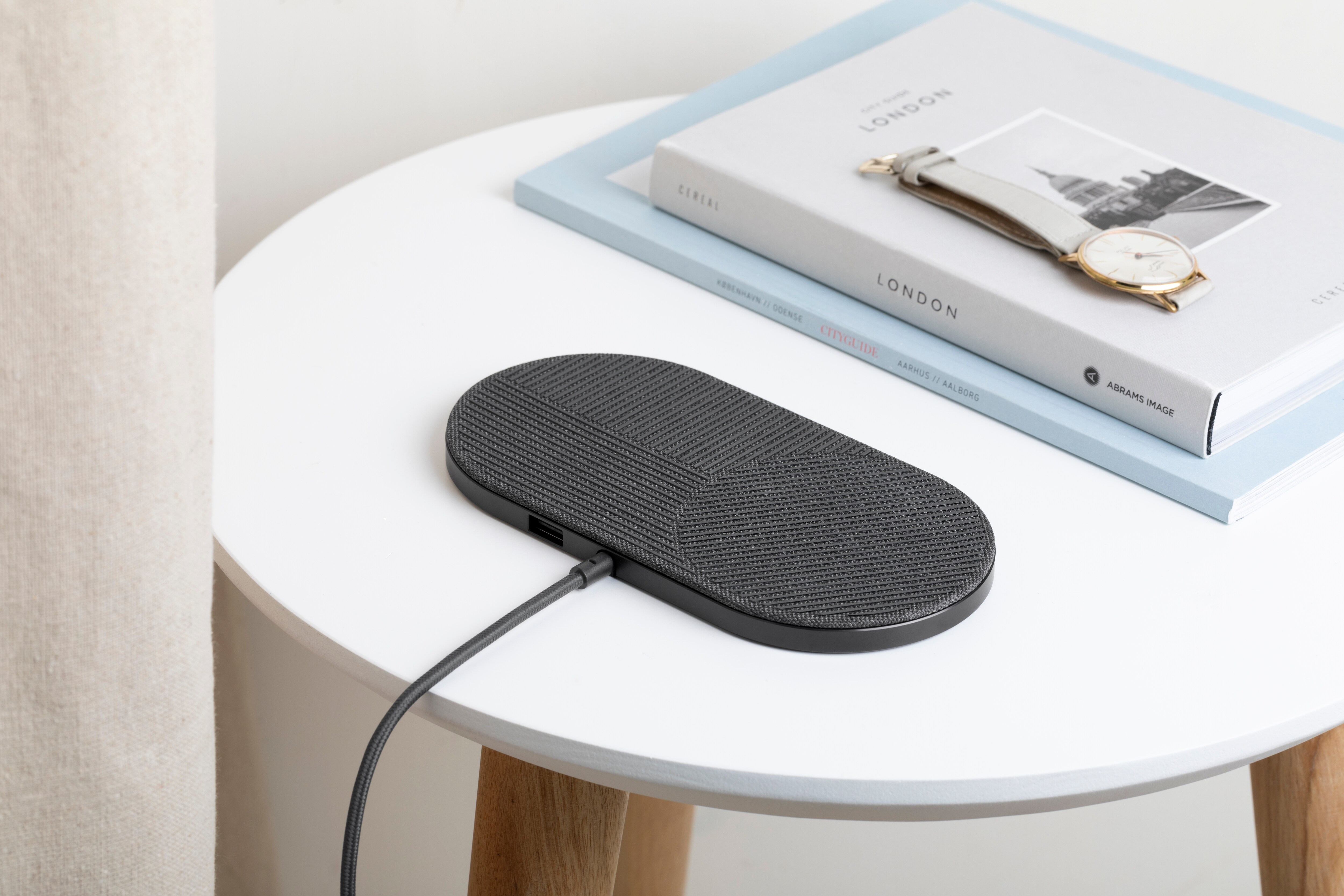 Native Union Drop XL 10W Wireless Charging Pad Slate Gray